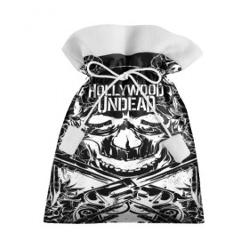 Подарочный 3D мешок с принтом Hollywood Undead в Курске, 100% полиэстер | Размер: 29*39 см | been | bloody nose | california | hell | lyrics | music | octone | official | psalms | records | rock | song | to | vevo | video | кранккор | метал | рэп рок | электроник