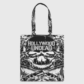 Сумка 3D повседневная с принтом Hollywood Undead в Курске, 100% полиэстер | Плотность: 200 г/м2; Размер: 34×35 см; Высота лямок: 30 см | Тематика изображения на принте: been | bloody nose | california | hell | lyrics | music | octone | official | psalms | records | rock | song | to | vevo | video | кранккор | метал | рэп рок | электроник