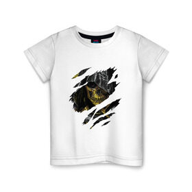 Детская футболка хлопок с принтом Higgs в Курске, 100% хлопок | круглый вырез горловины, полуприлегающий силуэт, длина до линии бедер | Тематика изображения на принте: death stranding | kojima | дез стрендинг | кодзима | хиггс | хигс