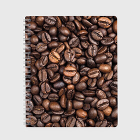 Тетрадь с принтом Coffee в Курске, 100% бумага | 48 листов, плотность листов — 60 г/м2, плотность картонной обложки — 250 г/м2. Листы скреплены сбоку удобной пружинной спиралью. Уголки страниц и обложки скругленные. Цвет линий — светло-серый
 | Тематика изображения на принте: cofe | coffe | coffee | кофе | кофеин
