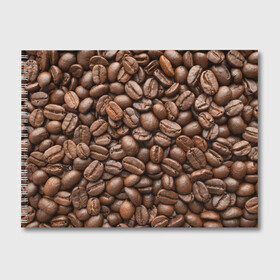 Альбом для рисования с принтом Coffee в Курске, 100% бумага
 | матовая бумага, плотность 200 мг. | Тематика изображения на принте: cofe | coffe | coffee | кофе | кофеин