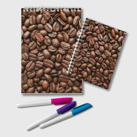 Блокнот с принтом Coffee в Курске, 100% бумага | 48 листов, плотность листов — 60 г/м2, плотность картонной обложки — 250 г/м2. Листы скреплены удобной пружинной спиралью. Цвет линий — светло-серый
 | Тематика изображения на принте: cofe | coffe | coffee | кофе | кофеин