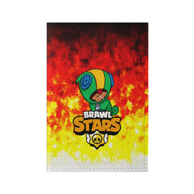 Обложка для паспорта матовая кожа с принтом BRAWL STARS LEON в Курске, натуральная матовая кожа | размер 19,3 х 13,7 см; прозрачные пластиковые крепления | android | brawl stars | games | leon | mobile | stars | игры | леон | мобильные игры