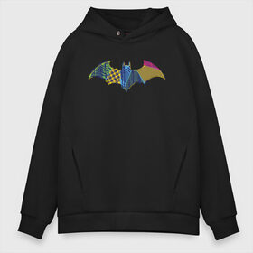 Мужское худи Oversize хлопок с принтом Batman logo в Курске, френч-терри — 70% хлопок, 30% полиэстер. Мягкий теплый начес внутри —100% хлопок | боковые карманы, эластичные манжеты и нижняя кромка, капюшон на магнитной кнопке | bat man | batman | batman comics | caped crusader | comics | dark knight | shtatjl | бетмен | брюс уэйн | бэт мен | бэтмен | тёмный рыцарь