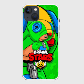 Чехол для iPhone 13 с принтом BRAWL STARS LEON в Курске,  |  | brawl stars | brawl stars leon | brawler | leon | бравл старз | бравлер | леон