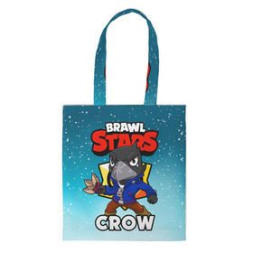 Сумка 3D повседневная с принтом BRAWL STARS CROW в Курске, 100% полиэстер | Плотность: 200 г/м2; Размер: 34×35 см; Высота лямок: 30 см | brawl stars | brawl stars crow | brawler | crow | бравл старз | бравлер | ворон