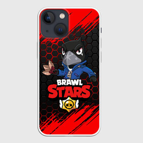 Чехол для iPhone 13 mini с принтом BRAWL STARS  CROW   ВОРОН в Курске,  |  | 8 bit | 8 бит | brawl stars | bull | colt | crow | leon | leon shark | shark | stars | акула | берли | ворон | динамайк | кольт | леон | леон акула | нита | спайк | шелли | эль примо