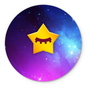 Коврик для мышки круглый с принтом SANDY SPACE - BRAWL STARS в Курске, резина и полиэстер | круглая форма, изображение наносится на всю лицевую часть | brawl | bull | colt | crow | game | games | leon | online | penny | poco | sandy | shelly | spike | star | stars | wanted | брав | бравл | браво | звезда | звезды | игра | игры | лого | онлайн | сенди | старс | сэнди