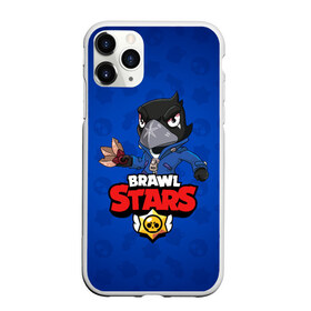 Чехол для iPhone 11 Pro матовый с принтом BRAWL STARS CROW в Курске, Силикон |  | 8 bit | 8 бит | brawl stars | bull | colt | crow | leon | leon shark | shark | stars | акула | берли | ворон | динамайк | кольт | леон | леон акула | нита | спайк | шелли | эль примо