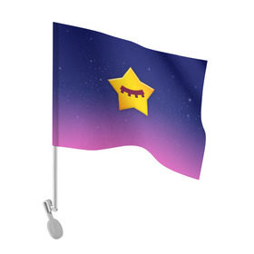 Флаг для автомобиля с принтом SANDY SPACE - BRAWL STARS в Курске, 100% полиэстер | Размер: 30*21 см | brawl | bull | colt | crow | game | games | leon | online | penny | poco | sandy | shelly | spike | star | stars | wanted | брав | бравл | браво | звезда | звезды | игра | игры | лого | онлайн | сенди | старс | сэнди