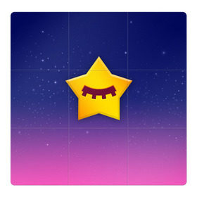 Магнитный плакат 3Х3 с принтом SANDY SPACE - BRAWL STARS в Курске, Полимерный материал с магнитным слоем | 9 деталей размером 9*9 см | brawl | bull | colt | crow | game | games | leon | online | penny | poco | sandy | shelly | spike | star | stars | wanted | брав | бравл | браво | звезда | звезды | игра | игры | лого | онлайн | сенди | старс | сэнди