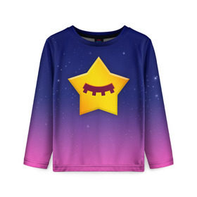 Детский лонгслив 3D с принтом SANDY SPACE - BRAWL STARS в Курске, 100% полиэстер | длинные рукава, круглый вырез горловины, полуприлегающий силуэт
 | brawl | bull | colt | crow | game | games | leon | online | penny | poco | sandy | shelly | spike | star | stars | wanted | брав | бравл | браво | звезда | звезды | игра | игры | лого | онлайн | сенди | старс | сэнди