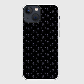 Чехол для iPhone 13 mini с принтом Сэр Троглодит   Паттерн, черны в Курске,  |  | паттерн | сэр троглодит | черный