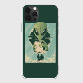 Чехол для iPhone 12 Pro Max с принтом Пришелец ловит людишек в Курске, Силикон |  | abstract | alien | ufo | инопланетяне | инопланетянин | нло | пришелец | пришельцы