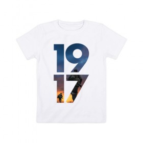 Детская футболка хлопок с принтом 1917 в Курске, 100% хлопок | круглый вырез горловины, полуприлегающий силуэт, длина до линии бедер | британия | война | гинденбург | мировая | первая | революция