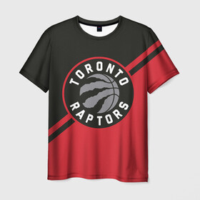 Мужская футболка 3D с принтом Toronto Raptors BR в Курске, 100% полиэфир | прямой крой, круглый вырез горловины, длина до линии бедер | Тематика изображения на принте: nba | raptors | toronto | toronto raptors | баскетбол | нба | рэпторс | торонто | торонто рэпторс