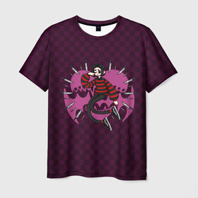 Мужская футболка 3D с принтом Lizer в Курске, 100% полиэфир | прямой крой, круглый вырез горловины, длина до линии бедер | hip | hip hop | hope | music | rap | youtube | музыка | репер | рэп | рэпер | хип | хип хоп | ютуб