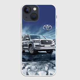 Чехол для iPhone 13 mini с принтом Land Cruiser 200 в Курске,  |  | land cruiser 200 | toyota | авто | автомобиль | автопробег | автоспорт | антарктида | арктика | внедорожники | ралли | спорткар | экстрим