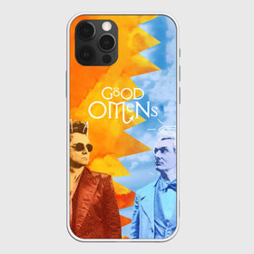 Чехол для iPhone 12 Pro Max с принтом Good Omens в Курске, Силикон |  | aziraphale | crowley | david | demon | good | omens | pratchett | tennant | terry | азирафаэль | ангел | благие | демон | дэвид | знамения | кроули | майкл шин | пратчетт | теннант | терри