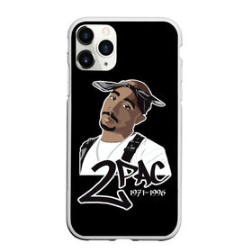 Чехол для iPhone 11 Pro матовый с принтом 2pac в Курске, Силикон |  | 2pac | changes | nigga | oldschool | pac | rap | нигга | олдскулл | пак | рэп | тупак