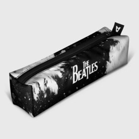 Пенал 3D с принтом The Beatles BW в Курске, 100% полиэстер | плотная ткань, застежка на молнии | beatles | rock | the beatles | битлз | битлс | музыка | рок