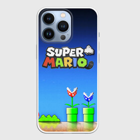 Чехол для iPhone 13 Pro с принтом Super Mario в Курске,  |  | Тематика изображения на принте: concept art | enemies | first level | fungus | game art | kirbys adventure | luigi’s mansion | mario | mario bros | minimalism | pixels | super mario | super mario 2 | марио