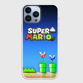 Чехол для iPhone 13 Pro Max с принтом Super Mario в Курске,  |  | Тематика изображения на принте: concept art | enemies | first level | fungus | game art | kirbys adventure | luigi’s mansion | mario | mario bros | minimalism | pixels | super mario | super mario 2 | марио