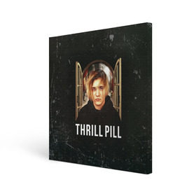 Холст квадратный с принтом THRILL PILL - Грустная Песня в Курске, 100% ПВХ |  | fuelle | logo | music | noir | pil | pill | rap | raper | symbol | thril | thrill | tril | trill | дамб | лого | музыка | пил | пилл | рэп | рэппер | сам | символ | трил | трилл | тхрил | тхрилл | фотографии | щит