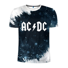 Мужская футболка 3D спортивная с принтом AC/DC в Курске, 100% полиэстер с улучшенными характеристиками | приталенный силуэт, круглая горловина, широкие плечи, сужается к линии бедра | ac | ac dc | dc | music | rock | рок