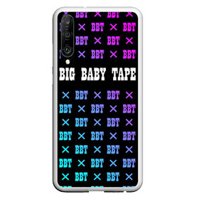 Чехол для Honor P30 с принтом BIG BABY TAPE в Курске, Силикон | Область печати: задняя сторона чехла, без боковых панелей | Тематика изображения на принте: baby | bbt | big | dragonborn | dragons | gimme | logo | lost | luv | rap | raper | symbol | tape | the | trap | взял | дракон | драконы | лого | русский | рэп | рэппер | символ | твою