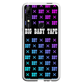 Чехол для Honor P Smart Z с принтом BIG BABY TAPE в Курске, Силикон | Область печати: задняя сторона чехла, без боковых панелей | Тематика изображения на принте: baby | bbt | big | dragonborn | dragons | gimme | logo | lost | luv | rap | raper | symbol | tape | the | trap | взял | дракон | драконы | лого | русский | рэп | рэппер | символ | твою