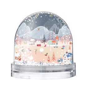 Снежный шар с принтом Новогодние каникулы в Курске, Пластик | Изображение внутри шара печатается на глянцевой фотобумаге с двух сторон | 2020 | елка | елки | елочные игрушки | зима | зимняя | игрушки | мороз | новогодняя | новый год | новый год 2020 | рождество | рябина | снег | холод
