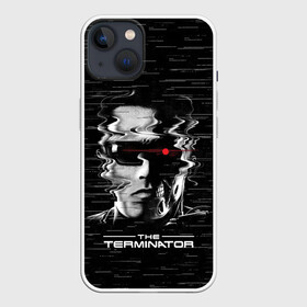 Чехол для iPhone 13 с принтом The Terminator в Курске,  |  | Тематика изображения на принте: arnold | connor | john | robot | schwarzenegger | skynet | t 800 | terminator | арнольд | джон | коннор | ликвидатор | небесная | робот | сеть | скайнет | терминатор | шварценеггер