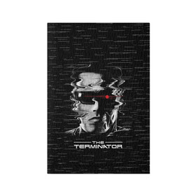 Обложка для паспорта матовая кожа с принтом The Terminator в Курске, натуральная матовая кожа | размер 19,3 х 13,7 см; прозрачные пластиковые крепления | Тематика изображения на принте: arnold | connor | john | robot | schwarzenegger | skynet | t 800 | terminator | арнольд | джон | коннор | ликвидатор | небесная | робот | сеть | скайнет | терминатор | шварценеггер