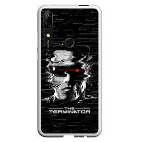 Чехол для Honor P Smart Z с принтом The Terminator в Курске, Силикон | Область печати: задняя сторона чехла, без боковых панелей | arnold | connor | john | robot | schwarzenegger | skynet | t 800 | terminator | арнольд | джон | коннор | ликвидатор | небесная | робот | сеть | скайнет | терминатор | шварценеггер