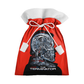 Подарочный 3D мешок с принтом The Terminator в Курске, 100% полиэстер | Размер: 29*39 см | arnold | connor | john | robot | schwarzenegger | skynet | t 800 | terminator | арнольд | джон | коннор | ликвидатор | небесная | робот | сеть | скайнет | терминатор | шварценеггер