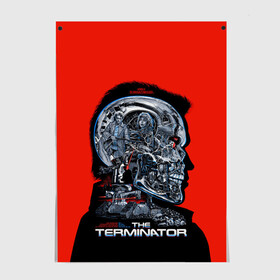 Постер с принтом The Terminator в Курске, 100% бумага
 | бумага, плотность 150 мг. Матовая, но за счет высокого коэффициента гладкости имеет небольшой блеск и дает на свету блики, но в отличии от глянцевой бумаги не покрыта лаком | arnold | connor | john | robot | schwarzenegger | skynet | t 800 | terminator | арнольд | джон | коннор | ликвидатор | небесная | робот | сеть | скайнет | терминатор | шварценеггер