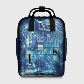 Женский рюкзак 3D с принтом Doctor Who в Курске, 100% полиэстер | лямки с регулируемой длиной, сверху ручки, чтобы рюкзак нести как сумку. Основное отделение закрывается на молнию, как и внешний карман. Внутри два дополнительных кармана, один из которых закрывается на молнию. По бокам два дополнительных кармашка, куда поместится маленькая бутылочка
 | Тематика изображения на принте: bbc | dimension | dr who | jenna coleman | jodie whittaker | matt smith | relative | resolution | space | tardis | the doctor | time | галлифрей | джоди уиттакер | доктор кто | тардис