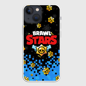 Чехол для iPhone 13 mini с принтом НОВОГОДНИЙ BRAWL STARS в Курске,  |  | 8 bit | 8 бит. | 8bit | brawl stars | brawl stars новогодний | colt | crow | leon | penny | poco | shelly | spike | wanted | брав | бравл старс | звезды | леон | новый год | старс