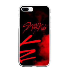 Чехол для iPhone 7Plus/8 Plus матовый с принтом Stray Kids в Курске, Силикон | Область печати: задняя сторона чехла, без боковых панелей | 3racha | i.n | jyp nation | k pop | kpop | skz | stray kids | к поп | кпоп | ли ноу | скз | страй кидс | стрэй кидс | сынмина | уджин | феликса | хана | хёнджина | чана | чанбина