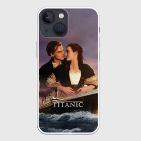 Чехол для iPhone 13 mini с принтом Titanic в Курске,  |  | Тематика изображения на принте: cameron | dawson | dicaprio | jack | james | kate | leonardo | liner | ocean | rose | titanic | джеймс | джек | дикаприо | доусон | кейт | кэмерон | лайнер | леонардо | океан | роза | титаник | уинслет