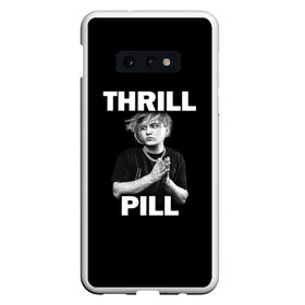 Чехол для Samsung S10E с принтом Thrill pill в Курске, Силикон | Область печати: задняя сторона чехла, без боковых панелей | Тематика изображения на принте: pill | thrill | thrill pill | пилл | тимур самедов | трилл | трилл пилл