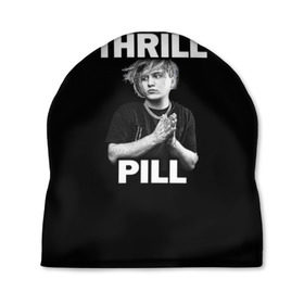 Шапка 3D с принтом Thrill pill в Курске, 100% полиэстер | универсальный размер, печать по всей поверхности изделия | Тематика изображения на принте: pill | thrill | thrill pill | пилл | тимур самедов | трилл | трилл пилл