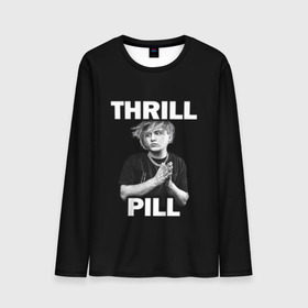 Мужской лонгслив 3D с принтом Thrill pill в Курске, 100% полиэстер | длинные рукава, круглый вырез горловины, полуприлегающий силуэт | pill | thrill | thrill pill | пилл | тимур самедов | трилл | трилл пилл