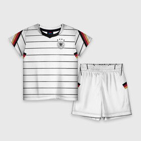 Детский костюм с шортами 3D с принтом Germany home 2020 EURO в Курске,  |  | champion | championship | euro | germany | tdrfifa19 | uefa | евро | уефа | чемпиона европы