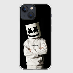 Чехол для iPhone 13 mini с принтом Marshmello в Курске,  |  | christopher | comstock | dj | dotcom | friends | marshmallow | marshmello | usa | диджей | друзья | комсток | крис | маршмэллоу | продюсер | сша