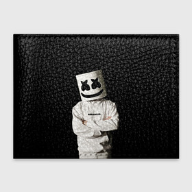 Обложка для студенческого билета с принтом Marshmello в Курске, натуральная кожа | Размер: 11*8 см; Печать на всей внешней стороне | christopher | comstock | dj | dotcom | friends | marshmallow | marshmello | usa | диджей | друзья | комсток | крис | маршмэллоу | продюсер | сша