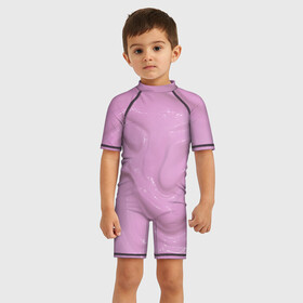 Детский купальный костюм 3D с принтом Slime в Курске, Полиэстер 85%, Спандекс 15% | застежка на молнии на спине | slime | вязкое | гель | жвачка | желе | лизун | слайм | слизь
