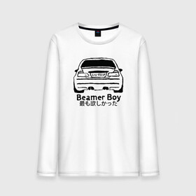 Мужской лонгслив хлопок с принтом Beamer boy в Курске, 100% хлопок |  | Тематика изображения на принте: beamer | beamer boy | bmw | lil | lil peep | peep | rap