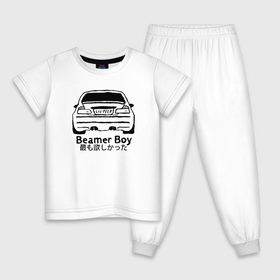 Детская пижама хлопок с принтом Beamer boy в Курске, 100% хлопок |  брюки и футболка прямого кроя, без карманов, на брюках мягкая резинка на поясе и по низу штанин
 | beamer | beamer boy | bmw | lil | lil peep | peep | rap